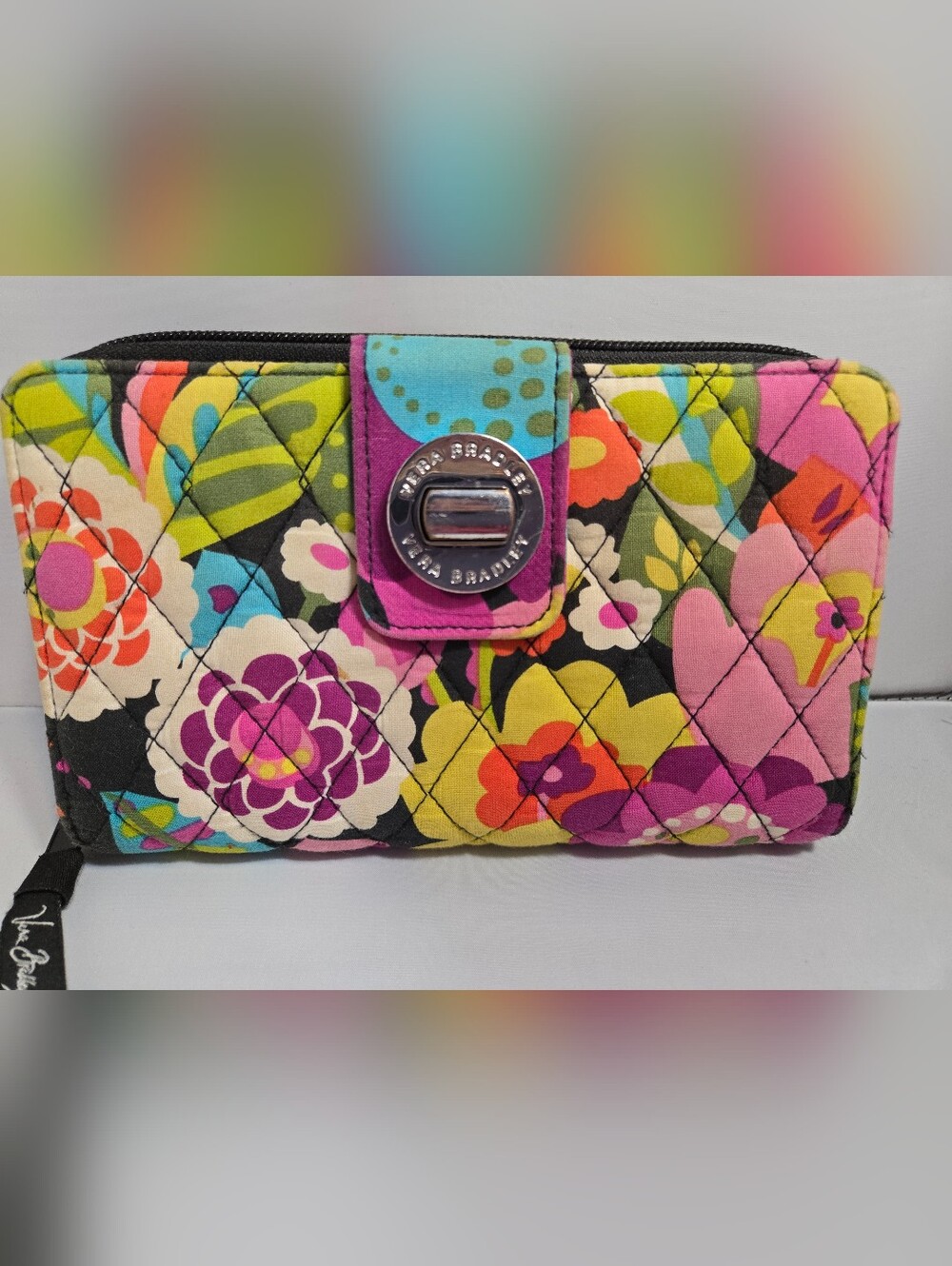 Vera Bradley Floral Quilted Wallet in Multi-Color